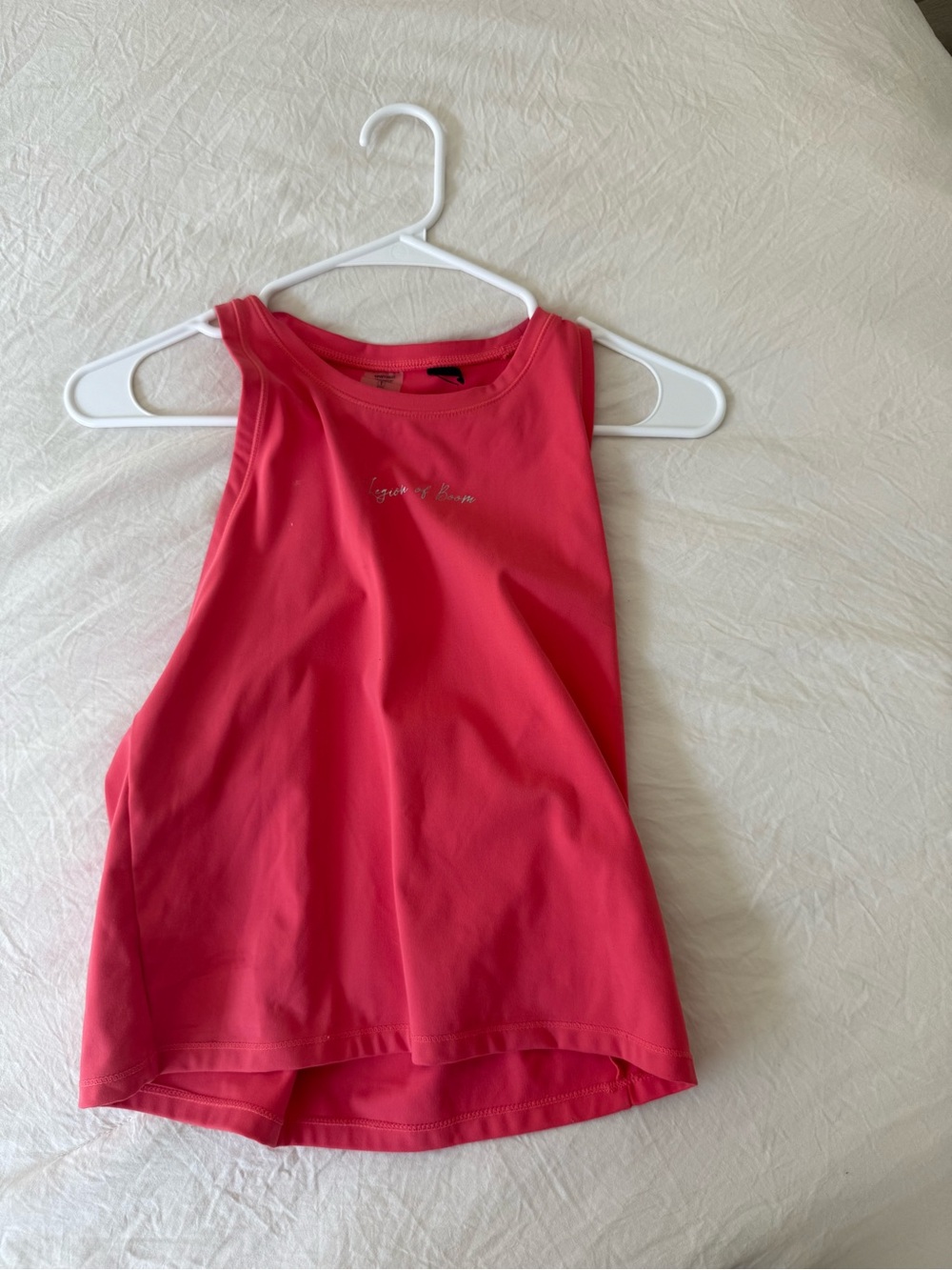 Bright Pink Women's Athletic Tank Top